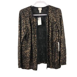 Chico’s Lace Leopard Jacket